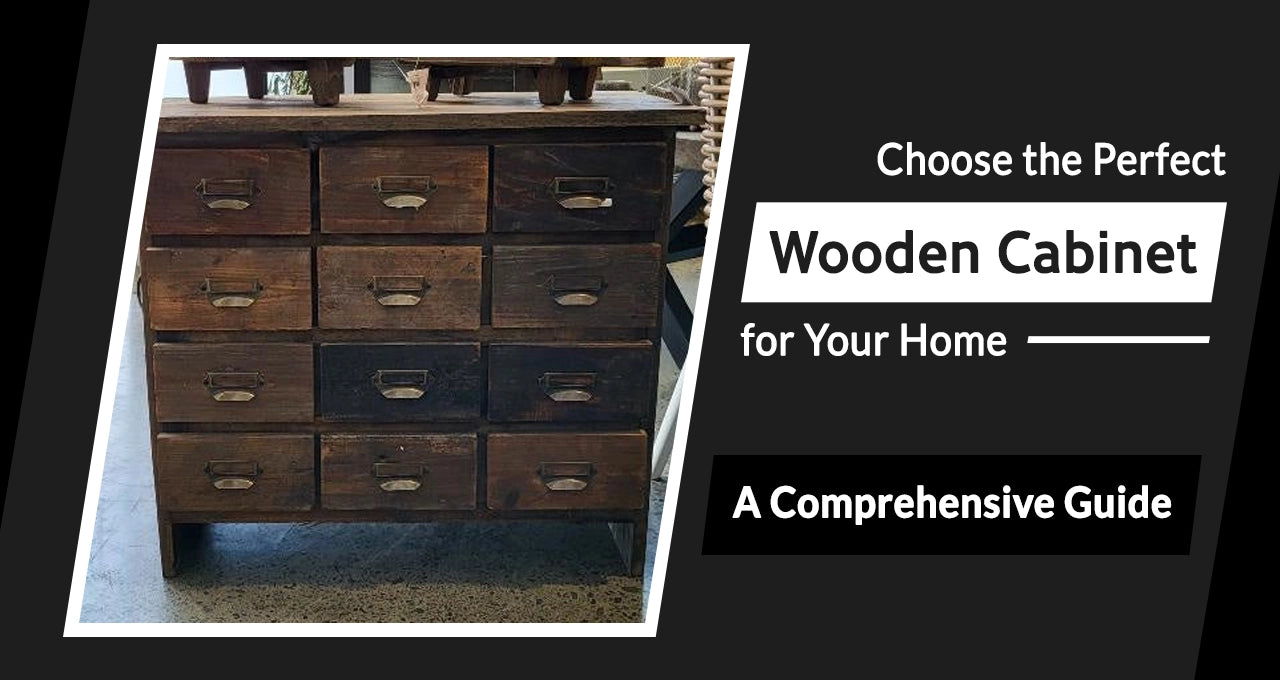 wooden storage cabinet