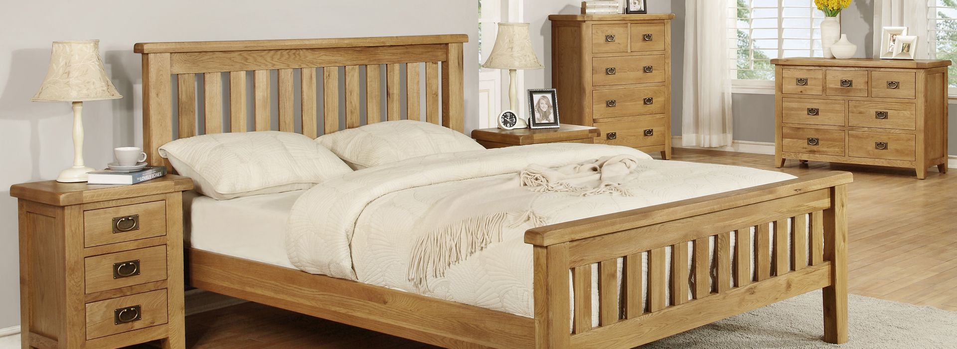 Kensington Oak Bedroom Suite - 5 Piece