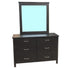 Tina 6 Drawer Dresser with Mirror