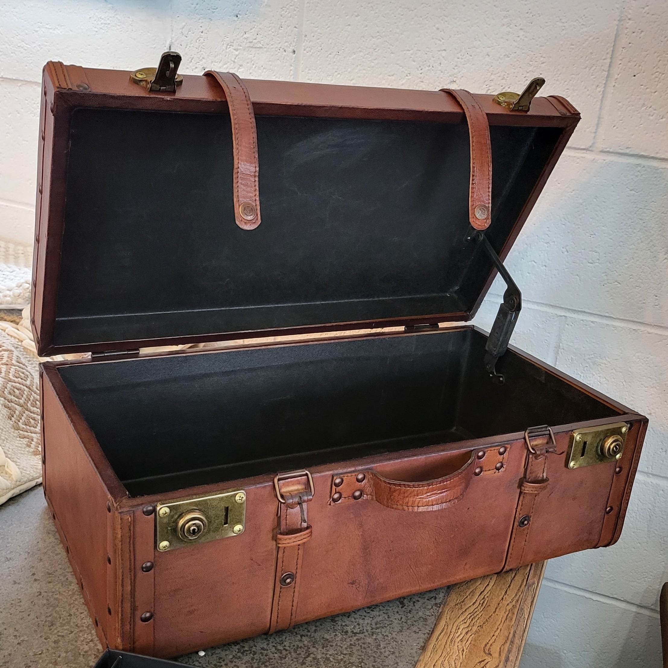 Leather Suitcase Box | Trunk Set/2