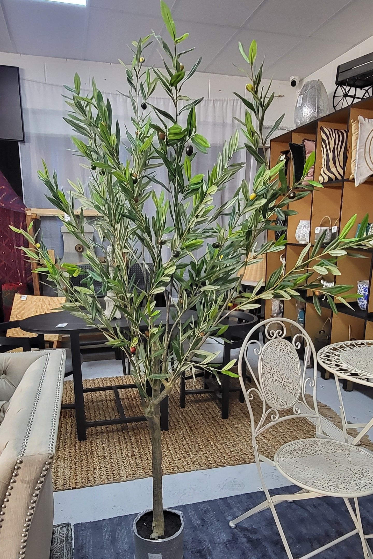 Olive Faux Tree Potted 180cm