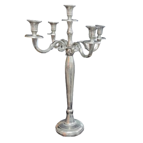 Aluminium Tall Candelabra