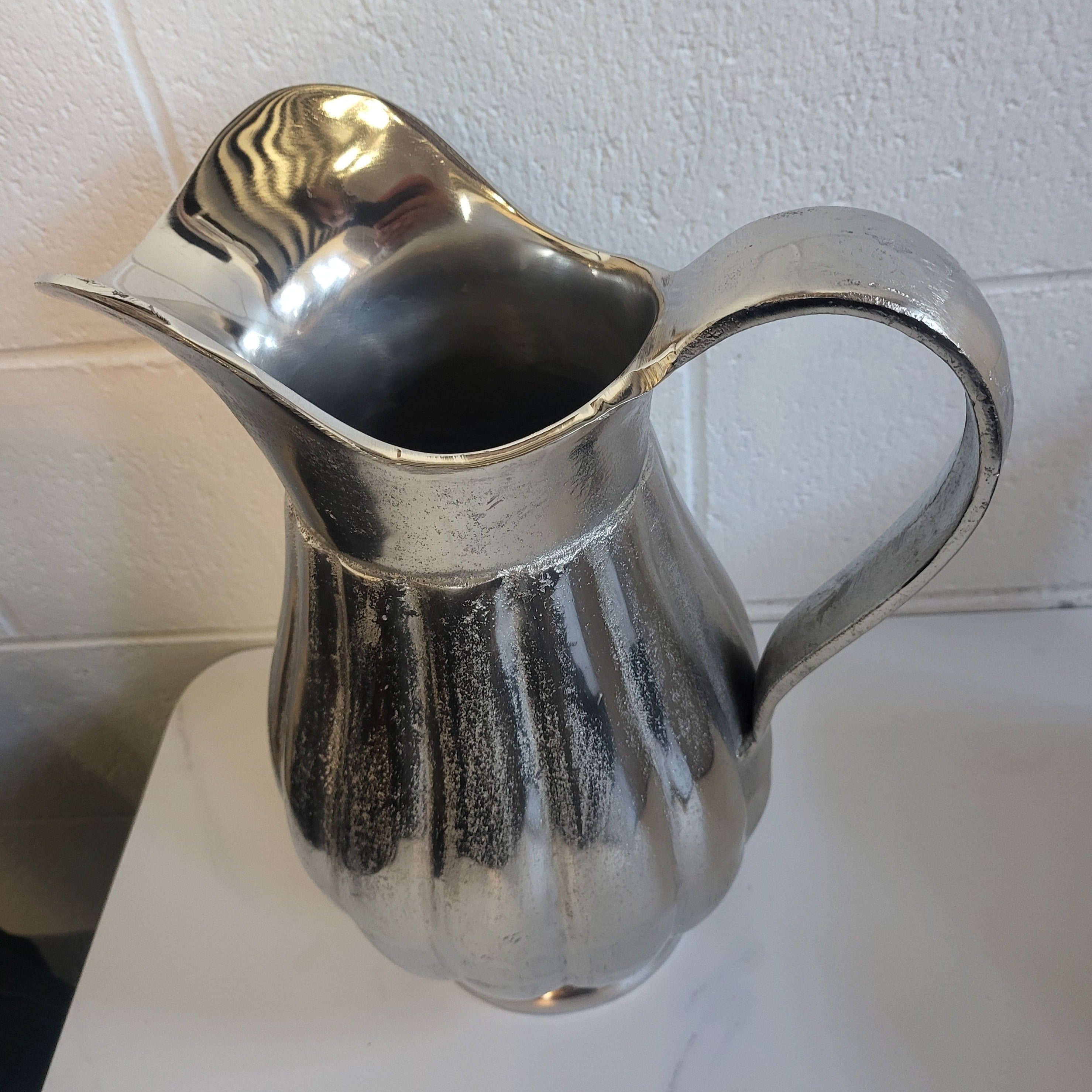 Silver Water Pitcher | Large Jug