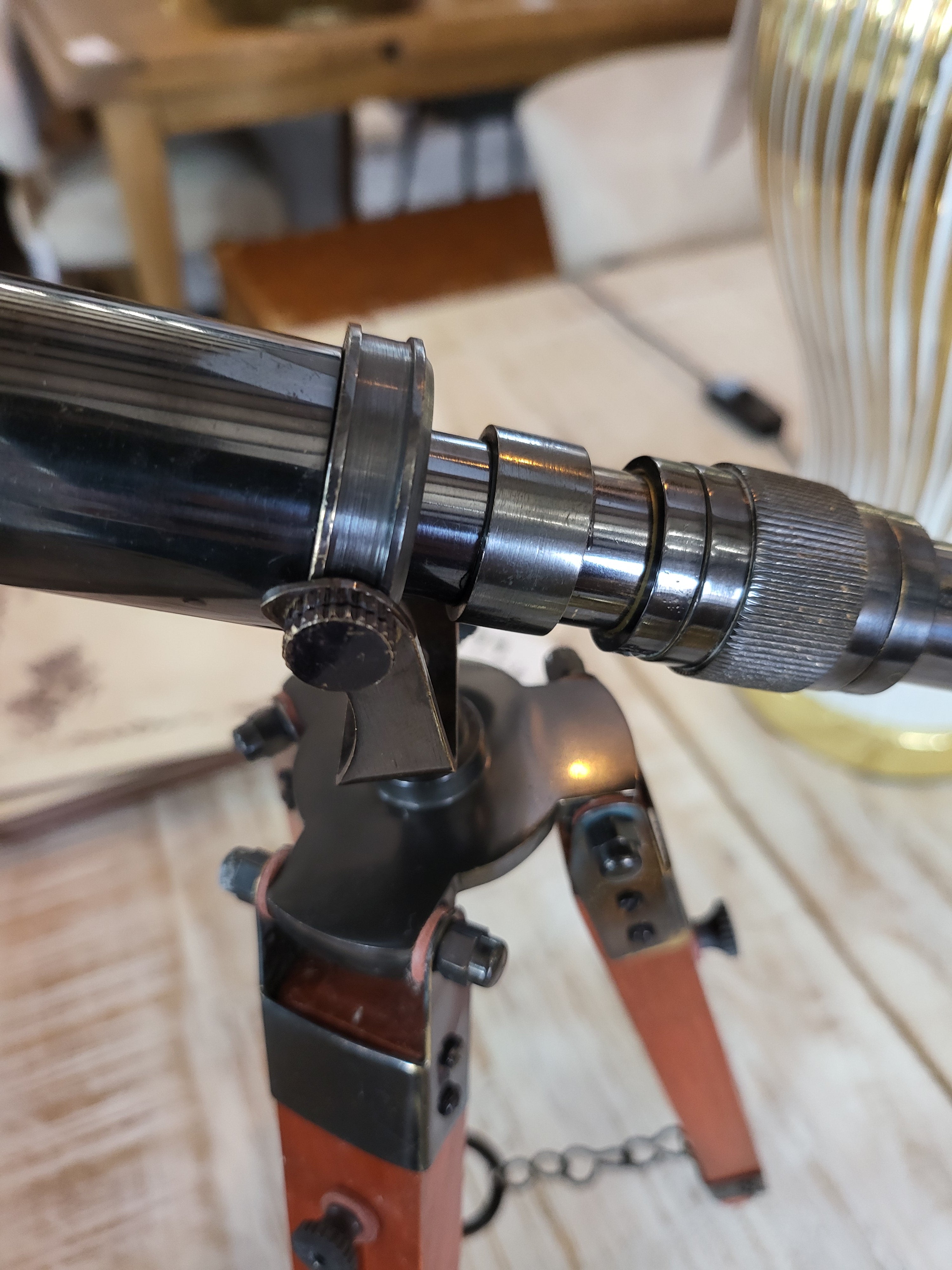 Vintage Telescope on Tripod