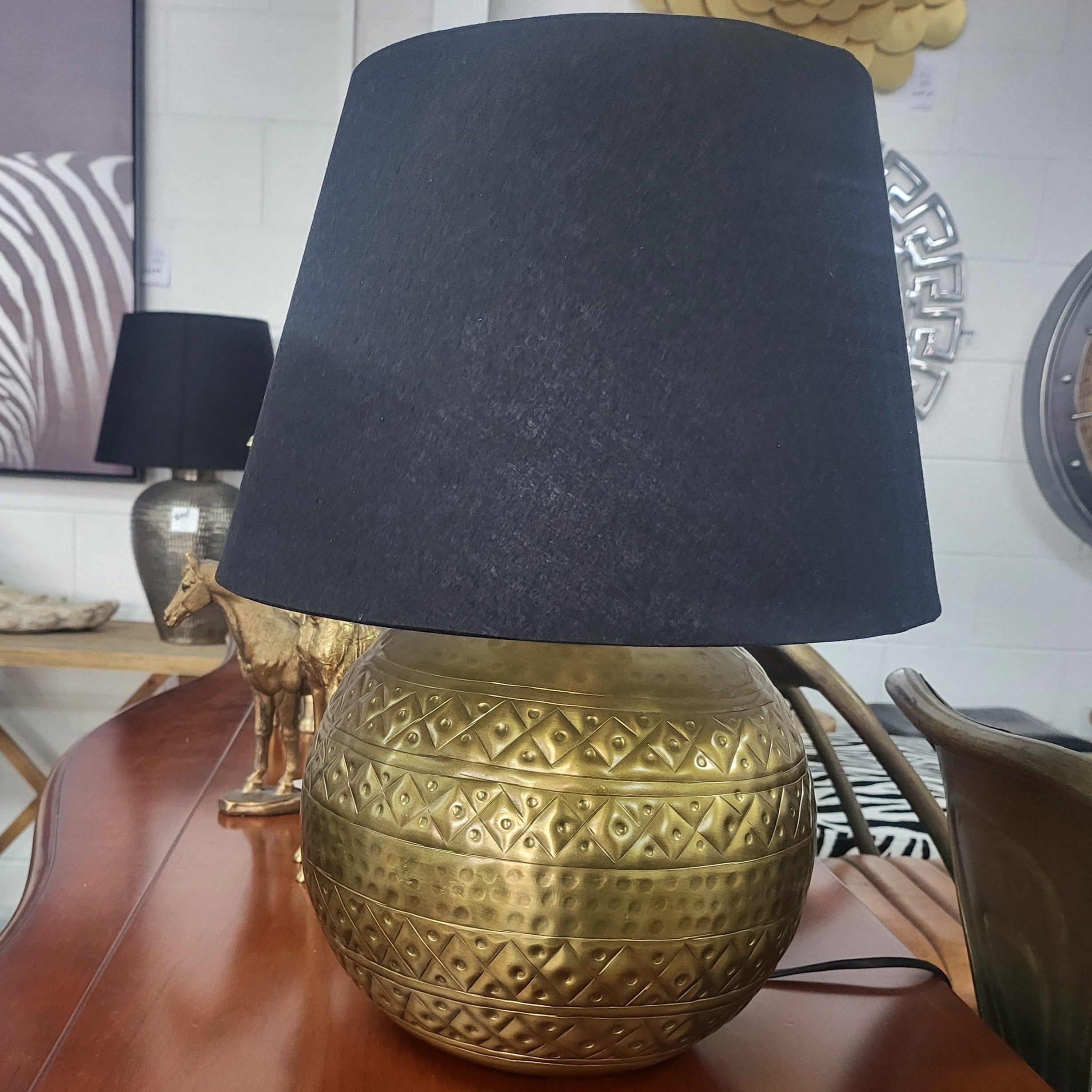 Antique Brass Table Lamp