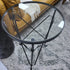 Villa Iron Side Table Black