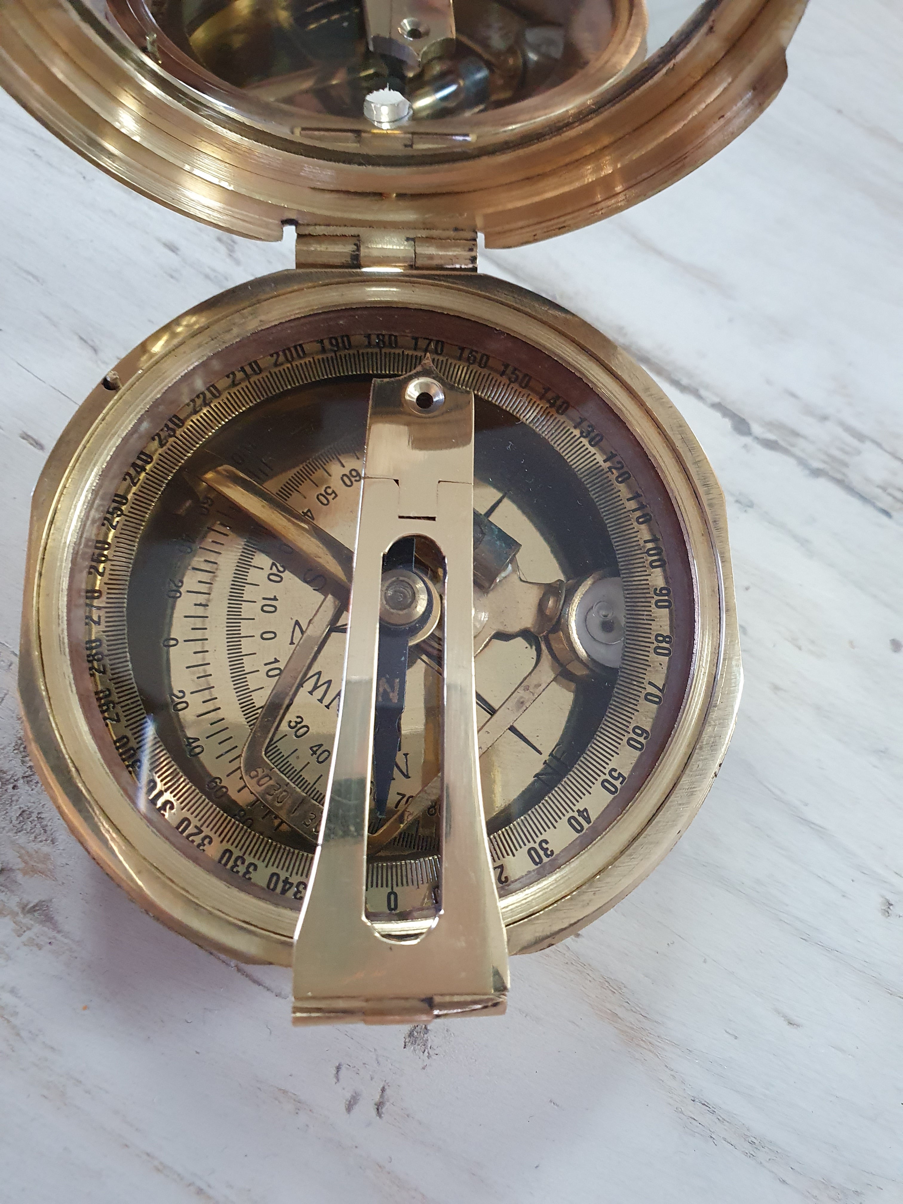 Brass Brunton Compass