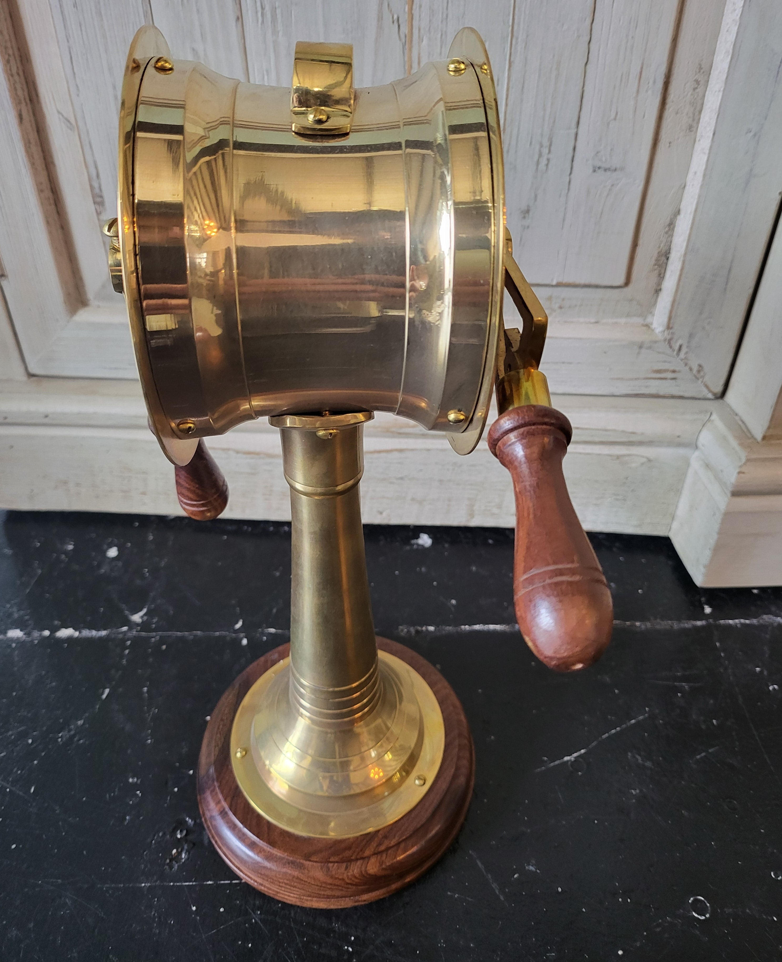 Royal Ship Engine Telegraph - Vintage Brass