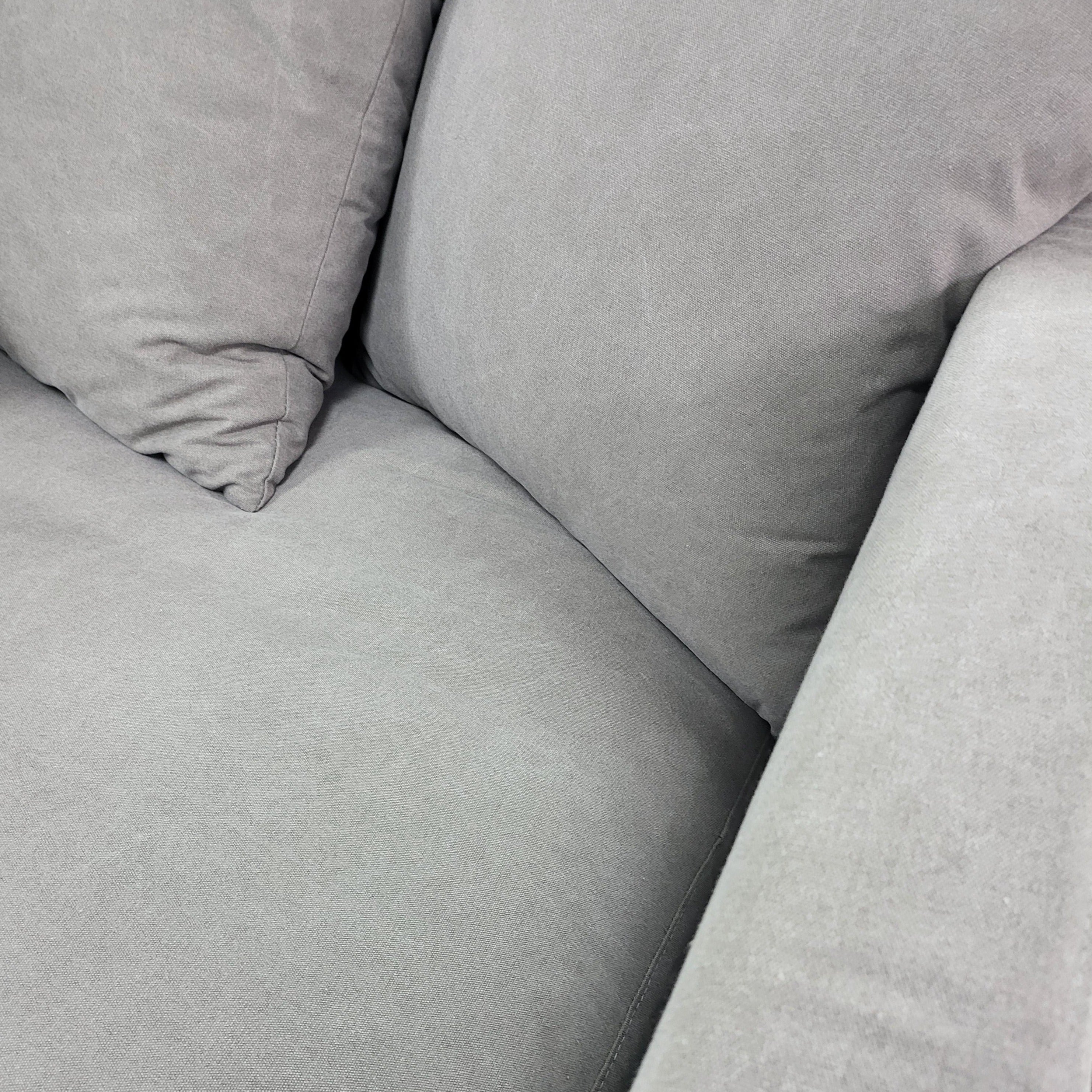 Luxe Slip Cover Sofa 4 Seater - Gray