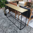 Rumba Console Table - Antique Brass 118cm