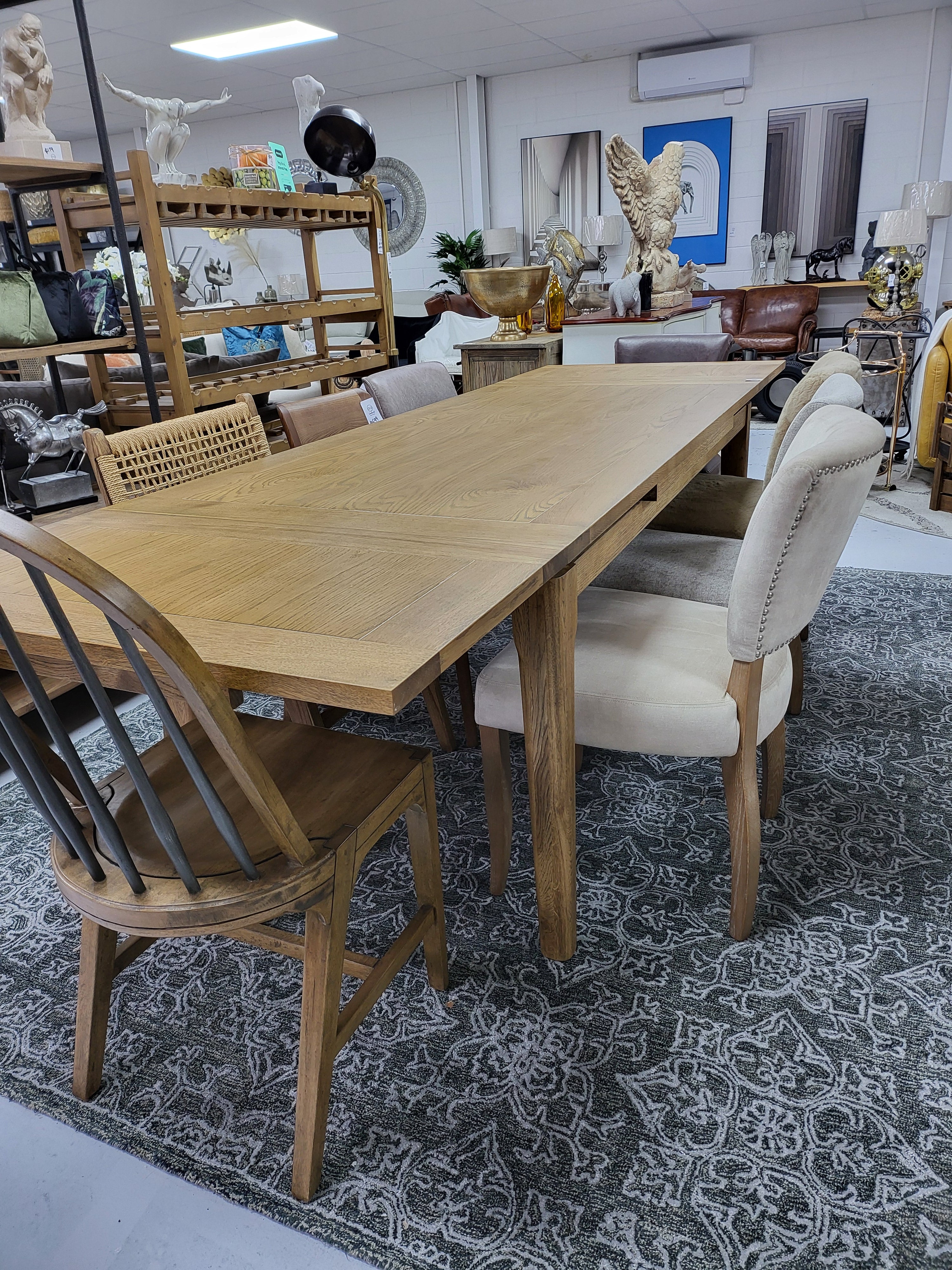 Southbank Double Extension Dining Table - Light Oak