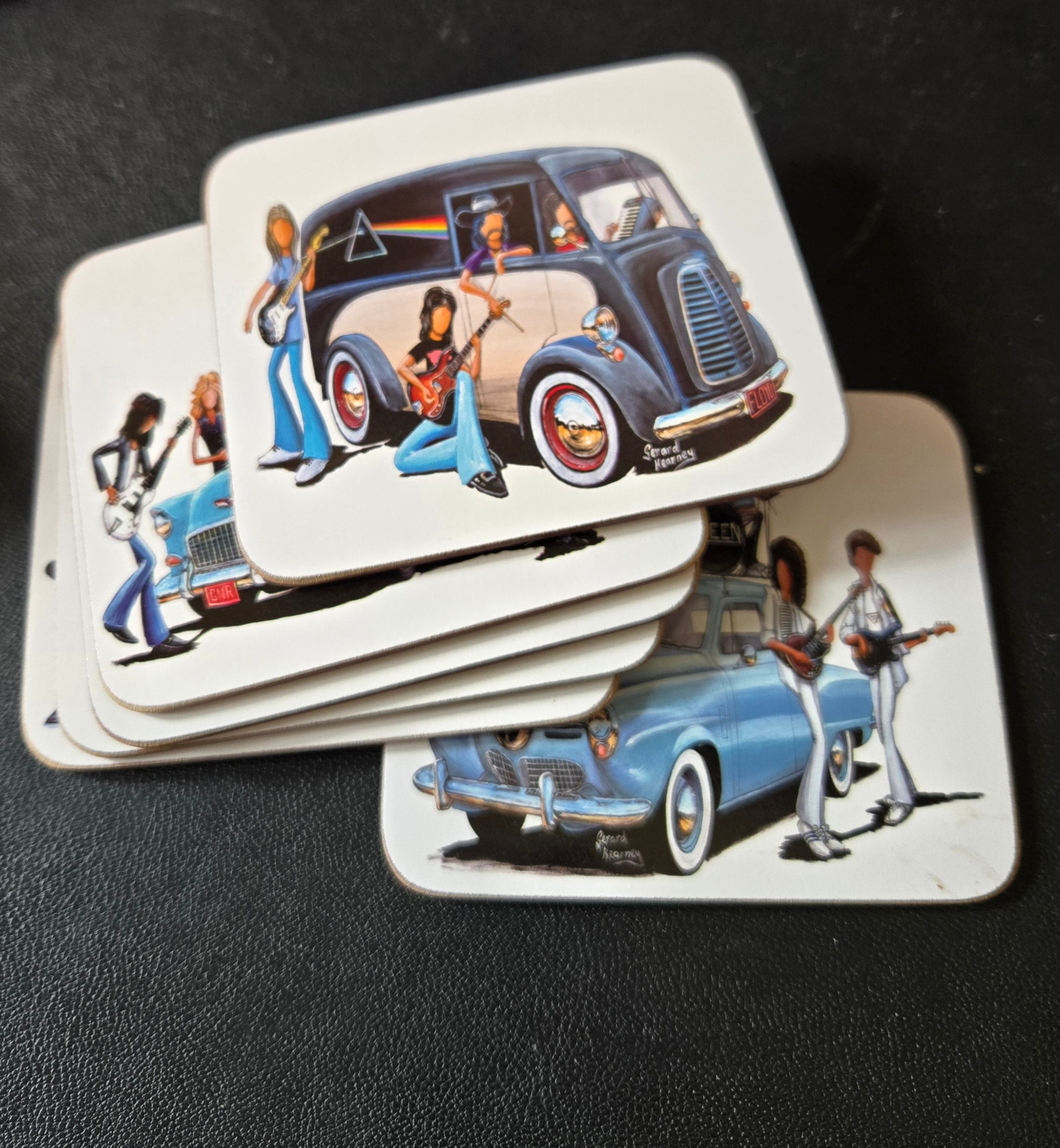 Coasters Classic Rock 12x10 cm