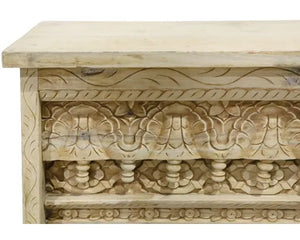 Abigail Carved Console Table