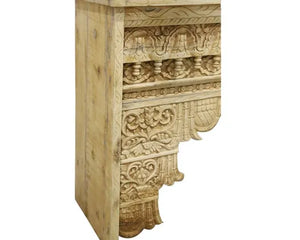 Abigail Carved Console Table