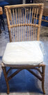 Kubu Rattan Dining Chair with Canvas Seat