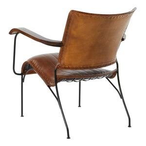 Tobago Mid Century Leather Armchair