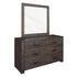 Sedona 6 Draw Dresser with Mirror