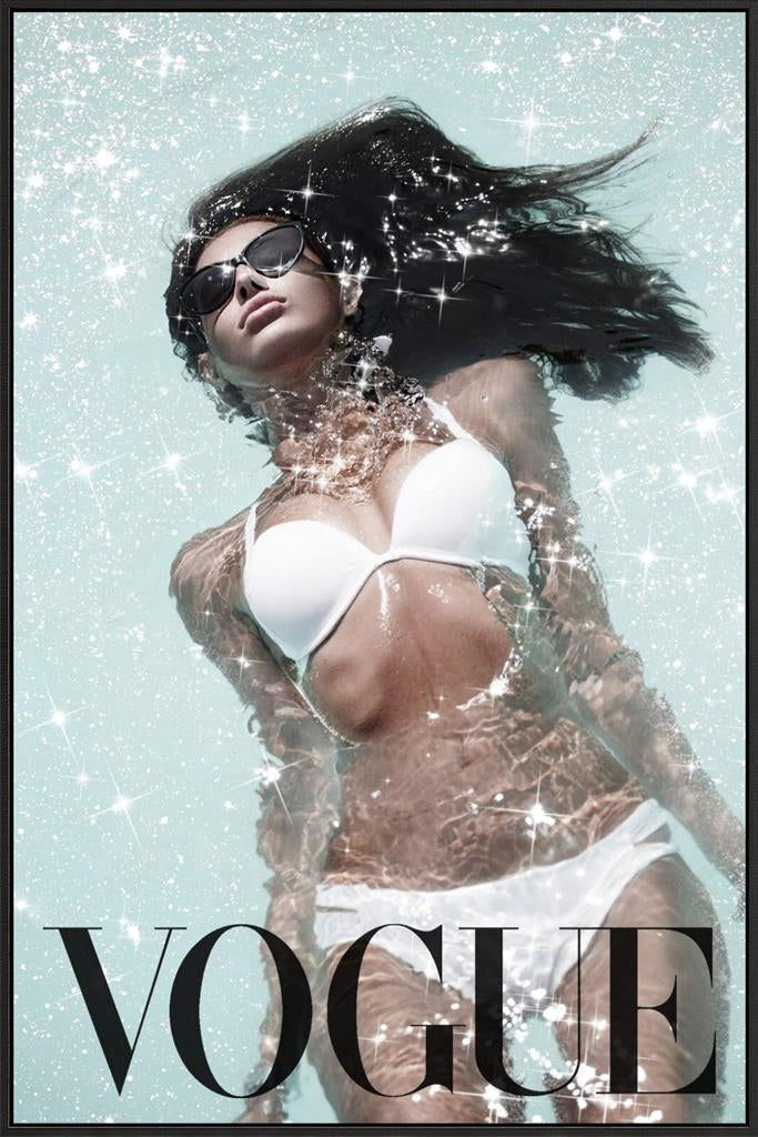 Bikini Vogue Canvas W/ Black Frame