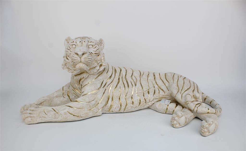 White Tiger Statue - 76 Cm