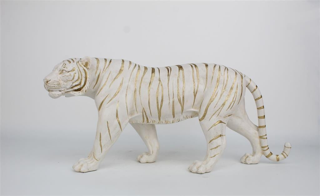 White Tiger Statue - 53Cm