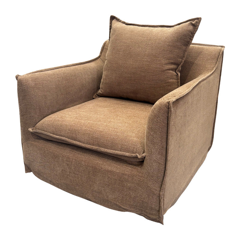 Miami Slip Cover Armchair - Tawny