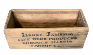 Henry Jameson Wooden Trough