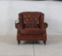 Churchill Armchair with Drink Holder - Vintage Cigar