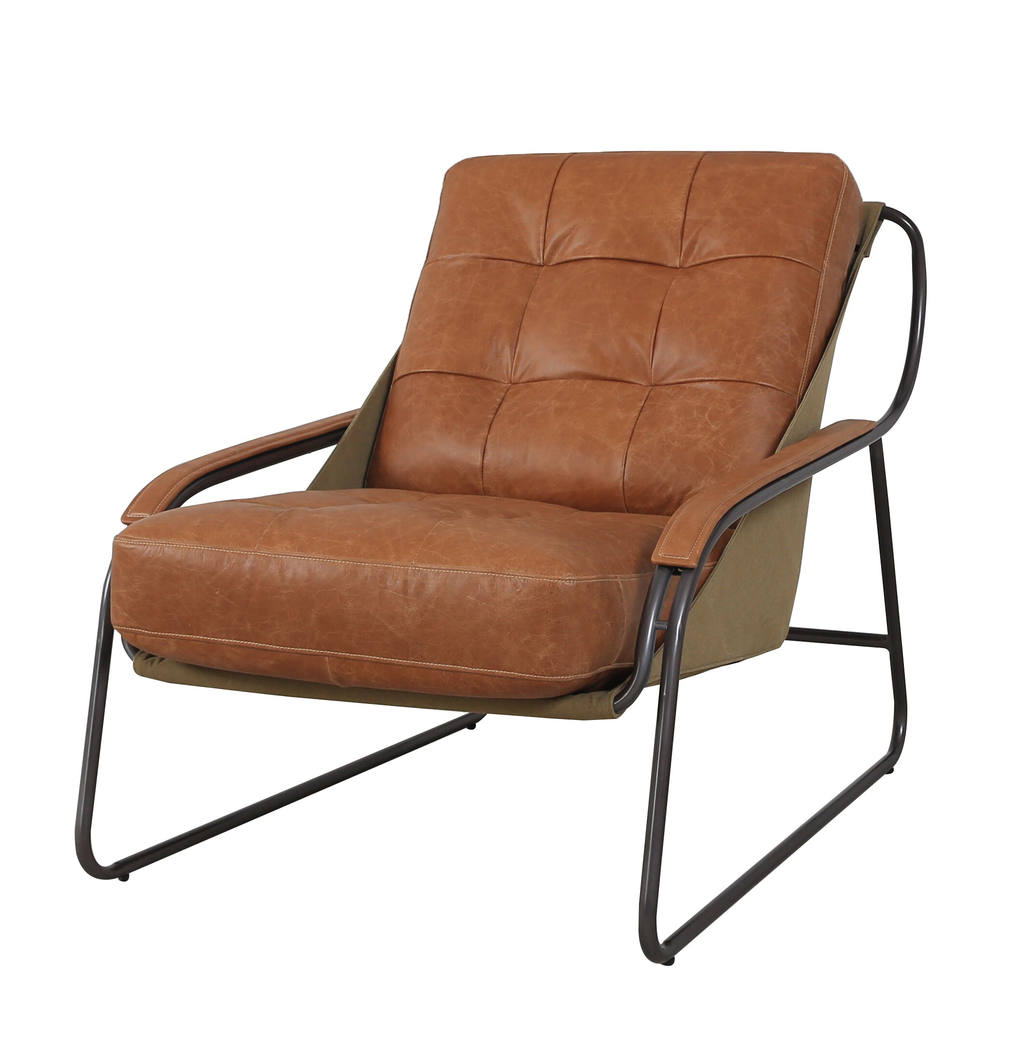 Pandora Leather Armchair - Columbia Brown