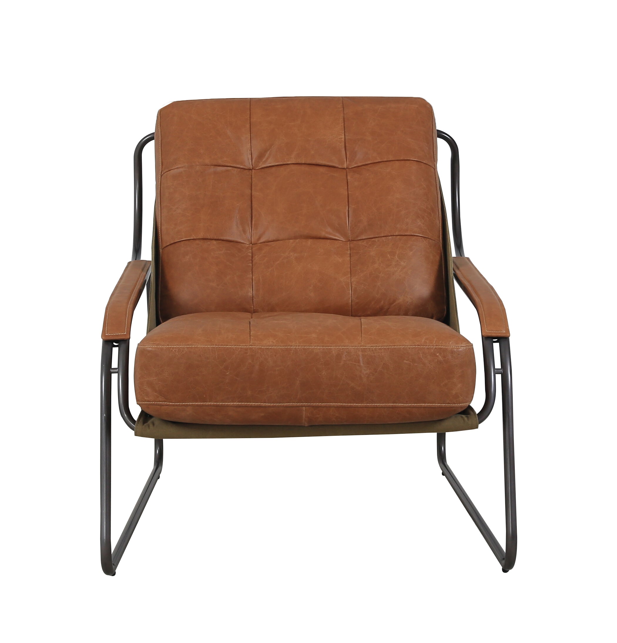 Pandora Leather Armchair - Columbia Brown