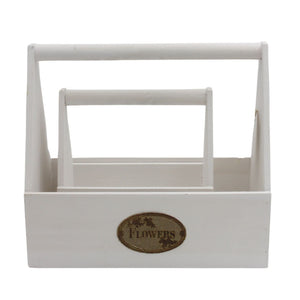 Wooden Flower Boxes with Handles Set/2