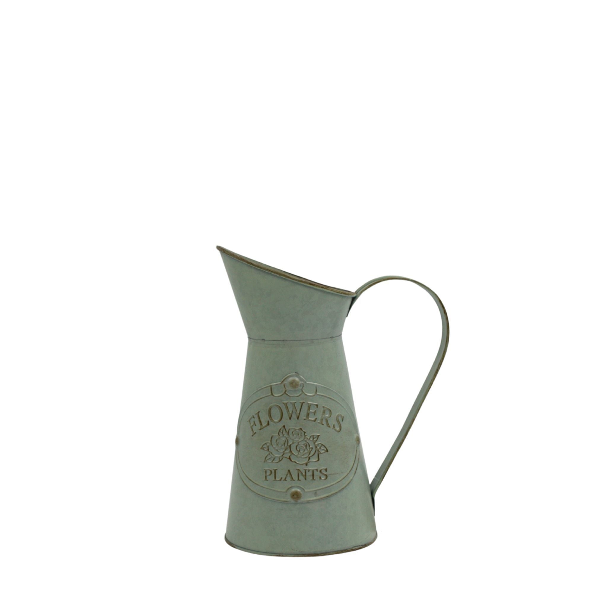 Flowers & Garden Metal Jug Small