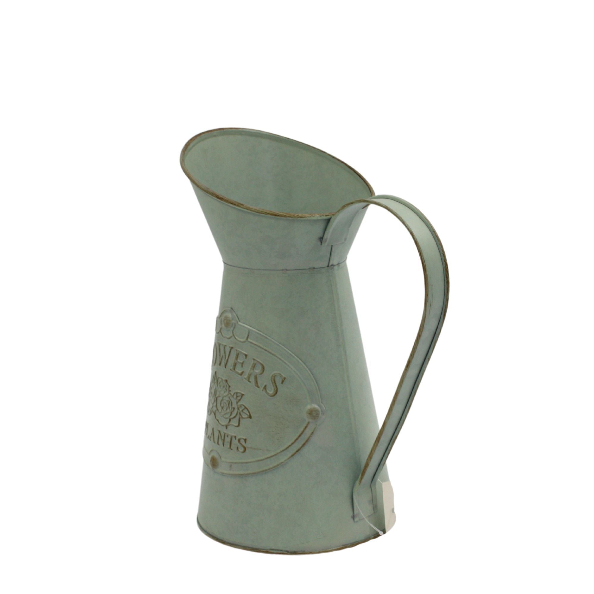 Flowers & Garden Metal Jug Small