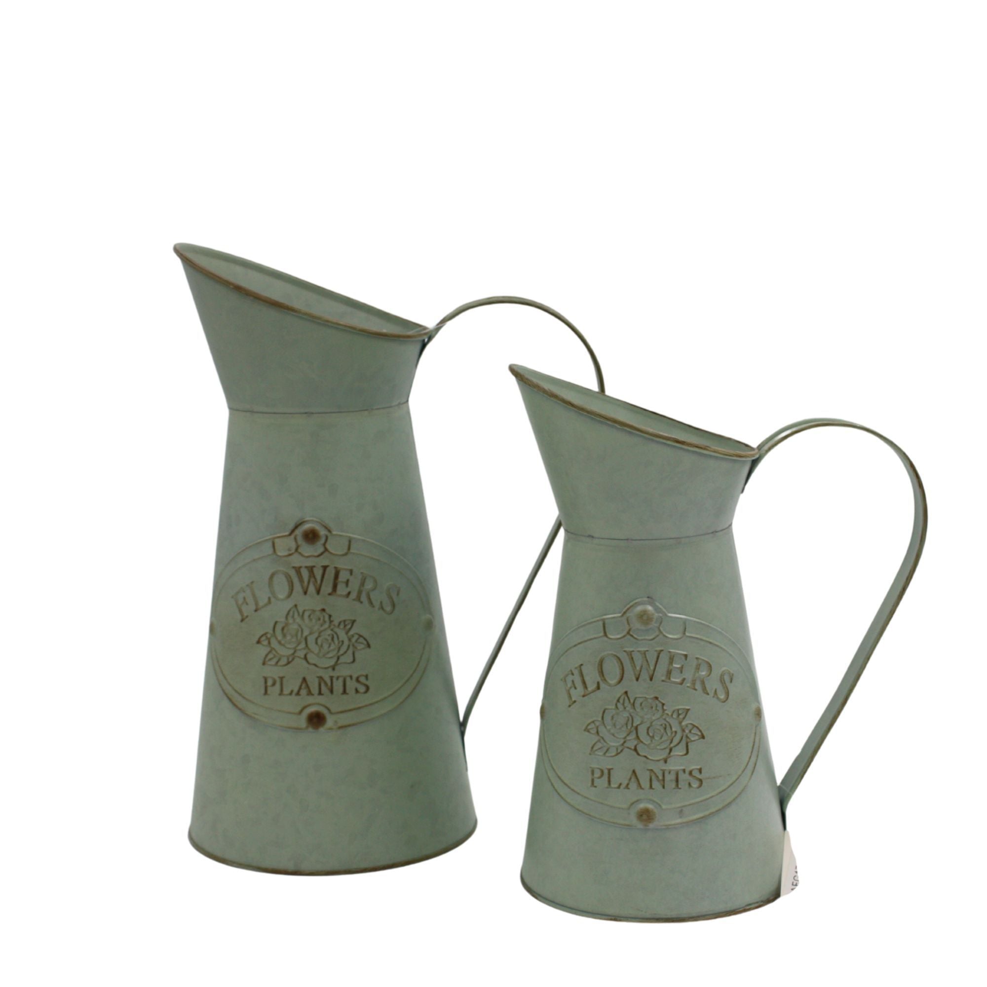 Flowers & Garden Metal Jug Small