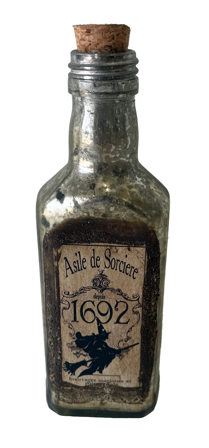 French Chateau Antique Medicine Bottle