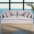 Long Island Slip Cover Sofa - Natural Linen