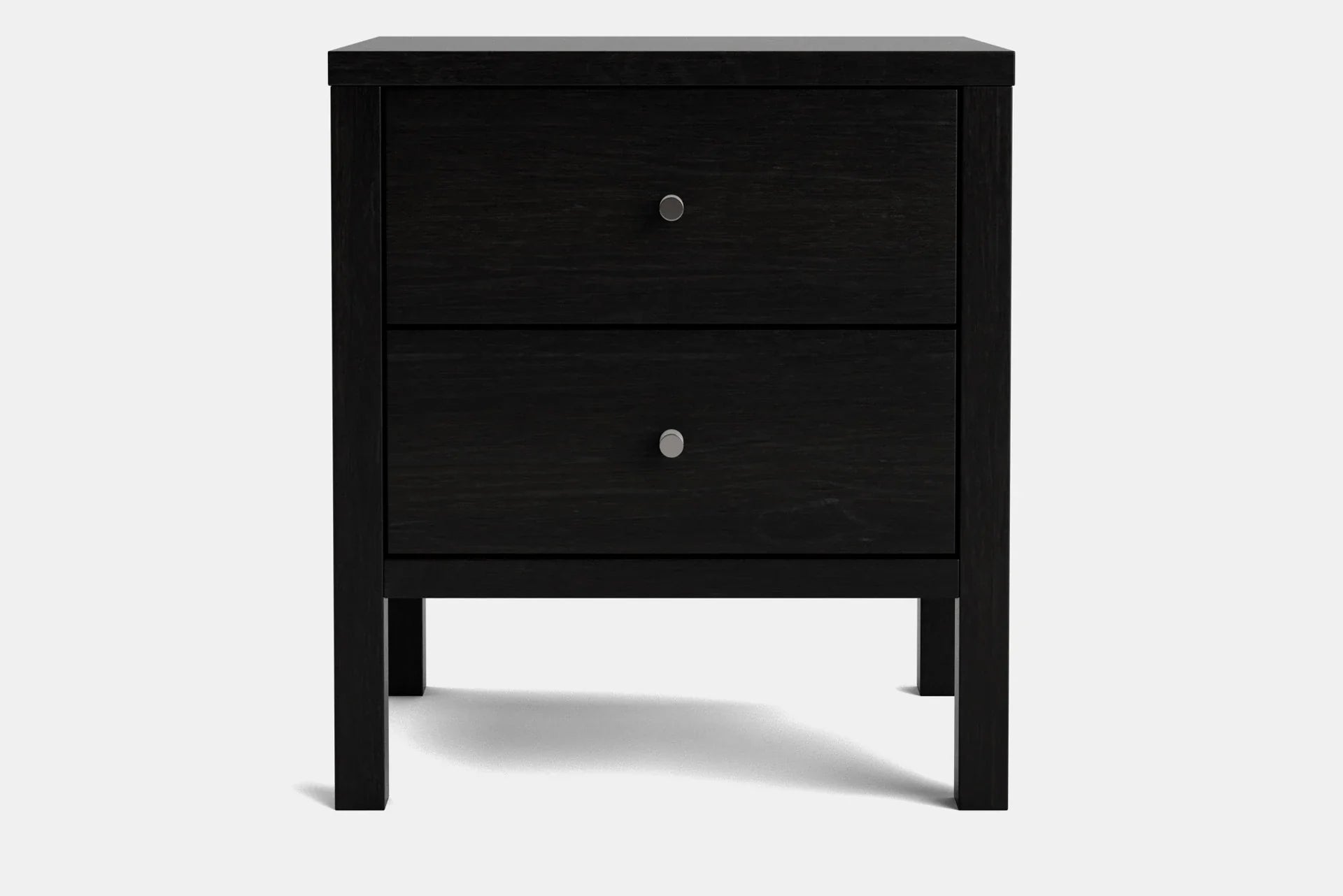 Andes 2 Drawer Bedside Table - Pine