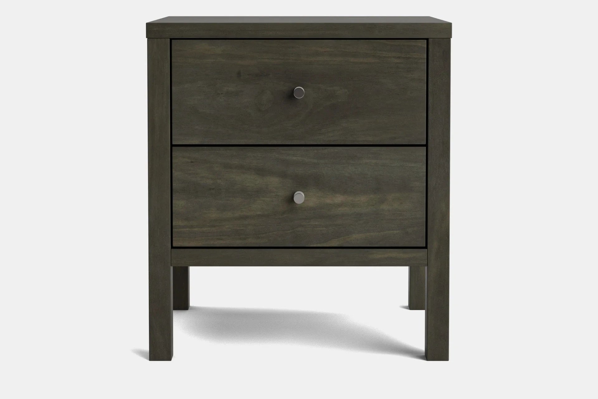 Andes 2 Drawer Bedside Table - Pine