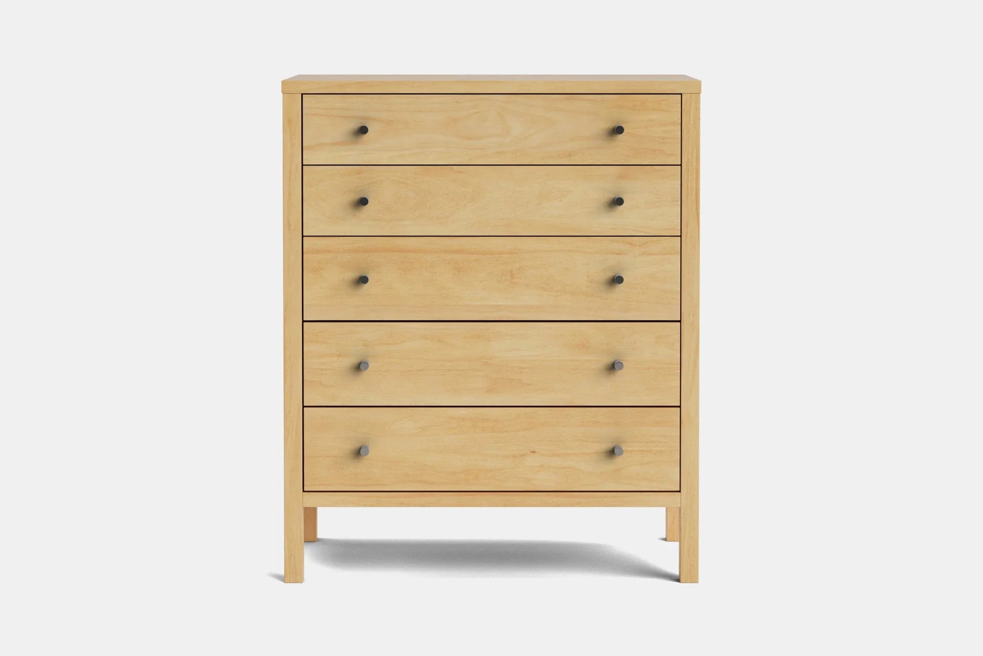 Andes 5 Drawer Tallboy - Pine