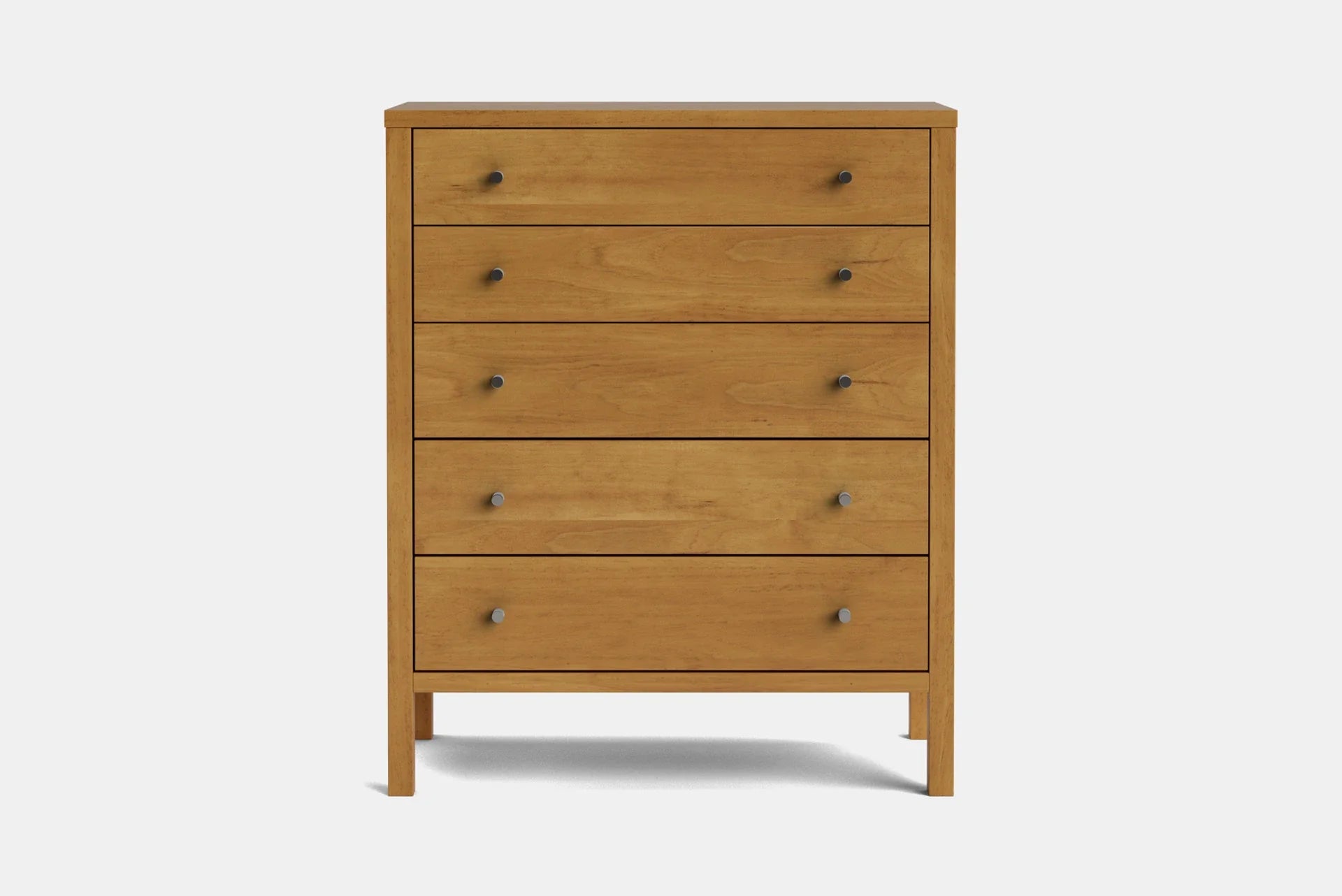 Andes 5 Drawer Tallboy - Pine