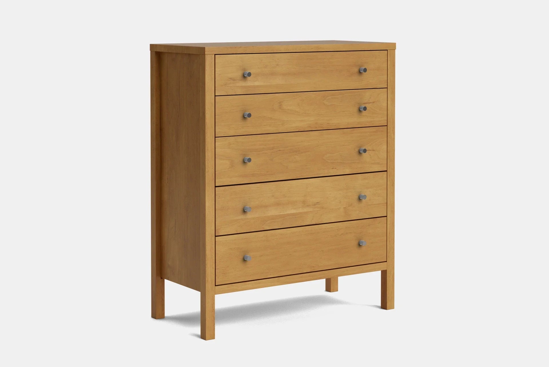 Andes 5 Drawer Tallboy - Pine