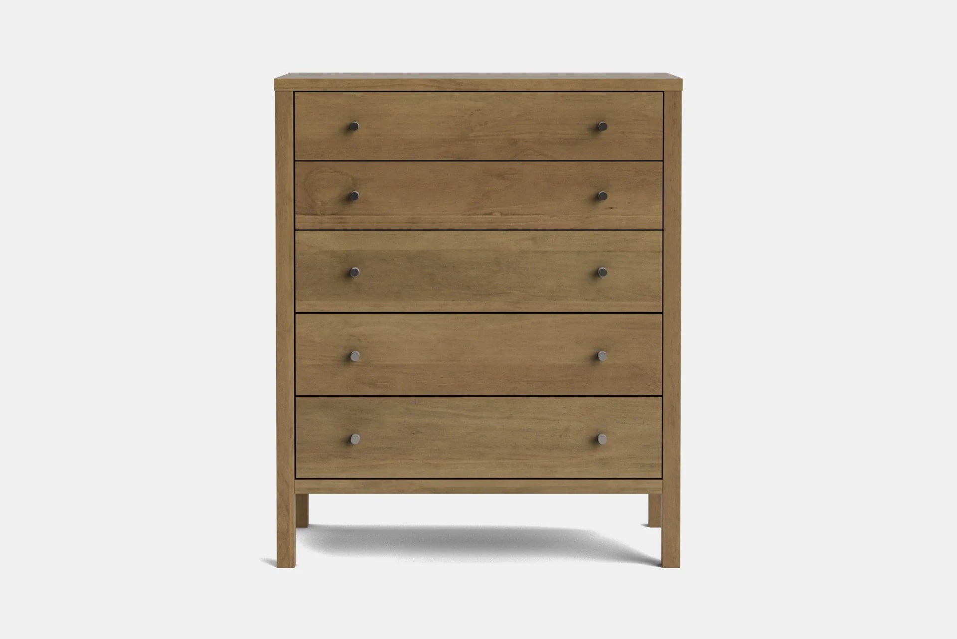 Andes 5 Drawer Tallboy - Pine