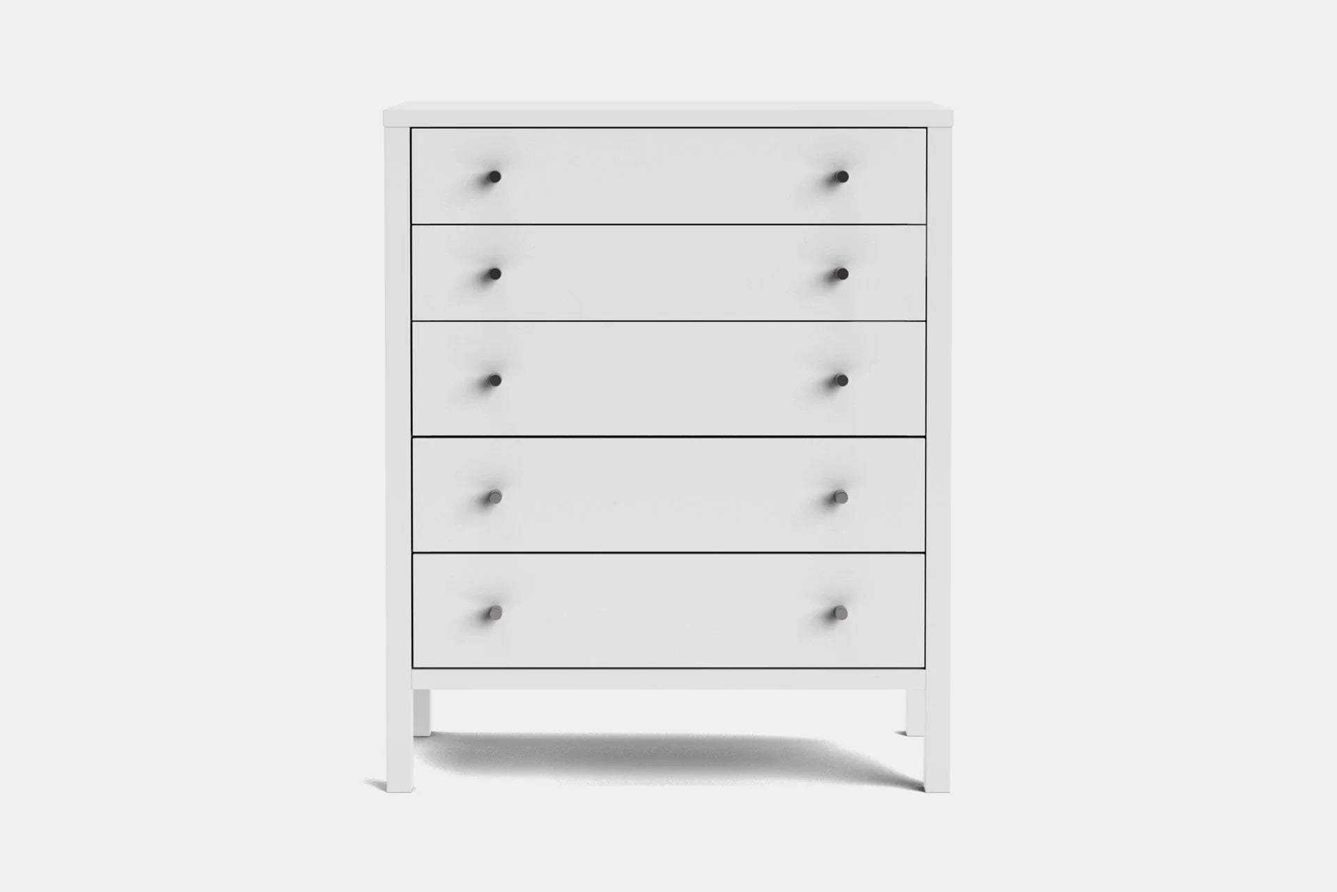 Andes 5 Drawer Tallboy - Pine