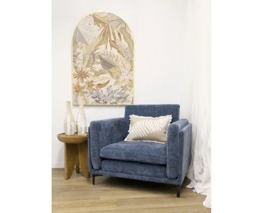 Nina Armchair - Vintage Blue/Grey