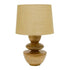 Aurel Wooden Table Lamp with Jute Shade