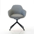 Ava Chair with Black Iron Base