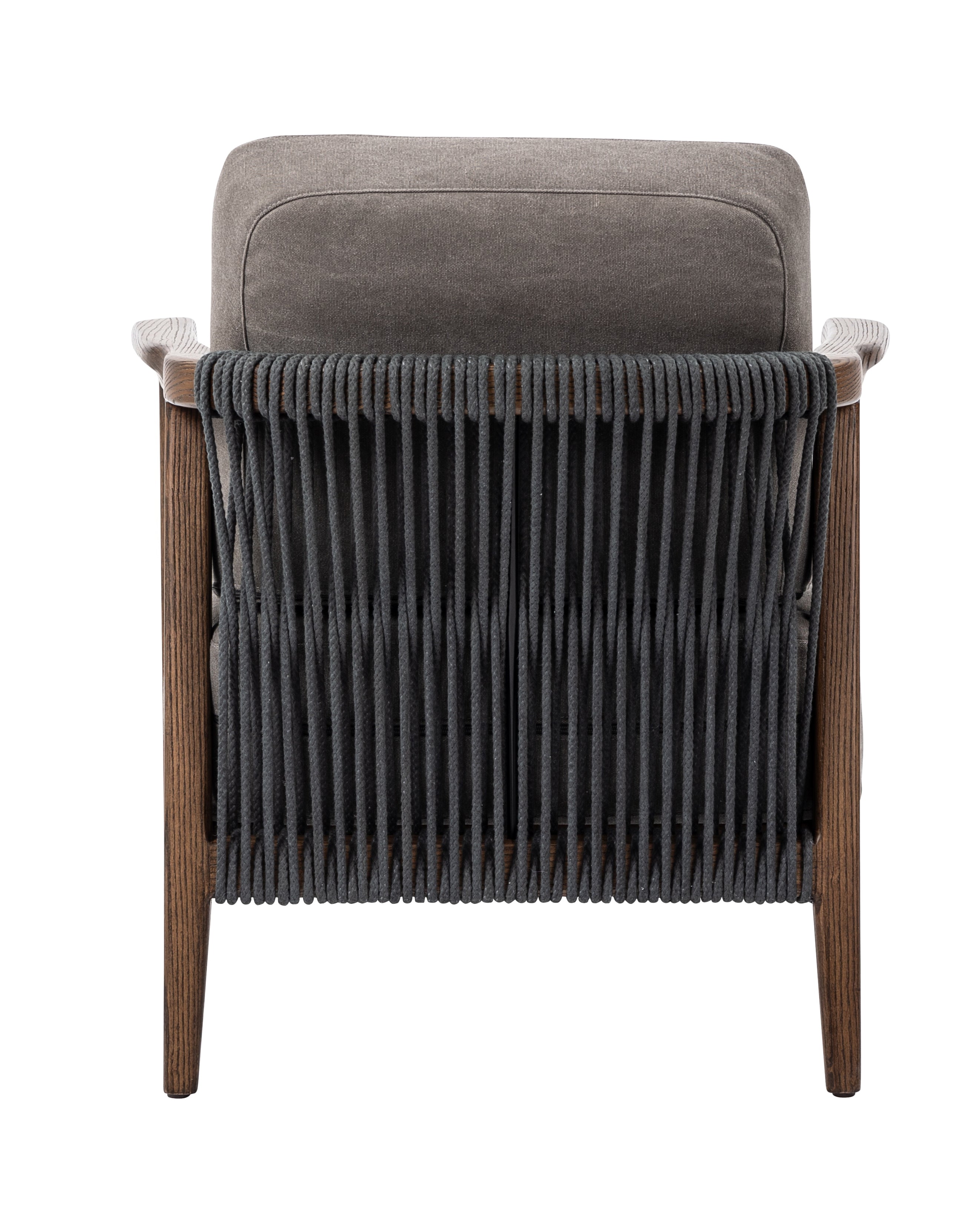 Ashly Armchair - Grey | Walnut