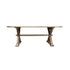 Paulo Cross Legs Dining Table - Reclaimed Elm