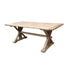 Paulo Cross Legs Dining Table - Reclaimed Elm