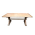 Paulo Cross Legs Dining Table - Reclaimed Elm