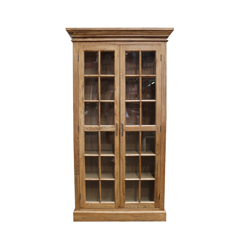 Farmhouse Display Cabinet - Reclaimed Elm